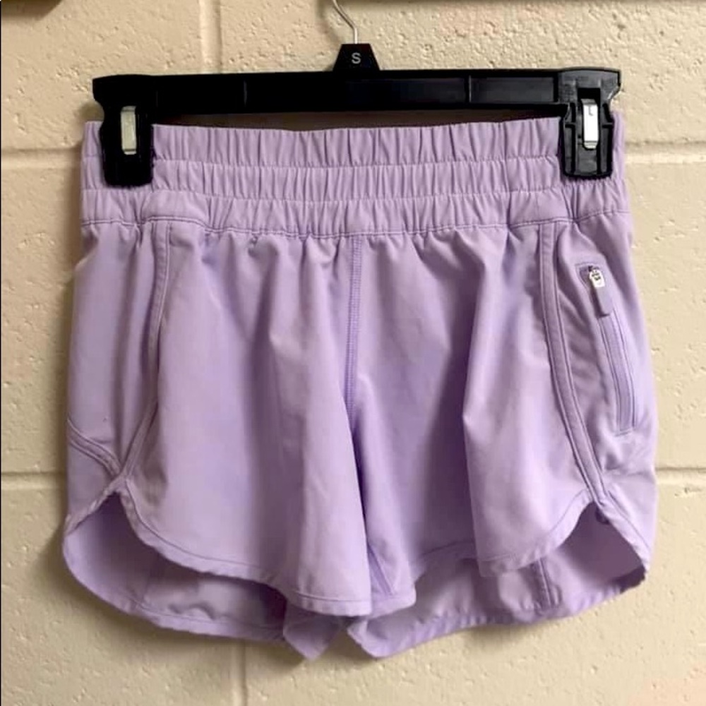 RARE LULULEMON LAVENDER SHORTS